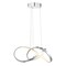 Dweled Vornado 20in LED Pendant 3000K in Chrome PD-877 - alternate 4